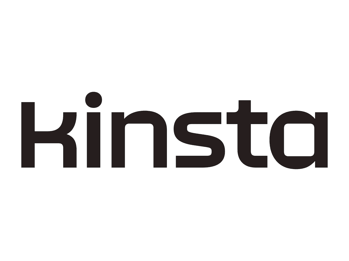 The Kinsta logo showing the word "Kinsta" in custom lowercase typography.